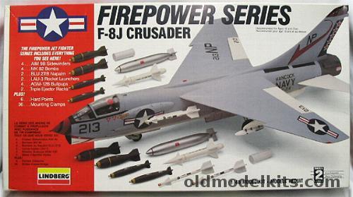 Lindberg 1/48 F-8J Crusader, 72523 plastic model kit